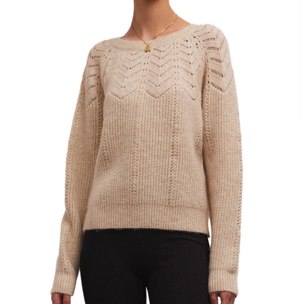 NWT Z SUPPLY SABINE POINTELLE SWEATER